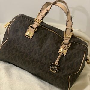 Brown Satchel MK “Large” purse